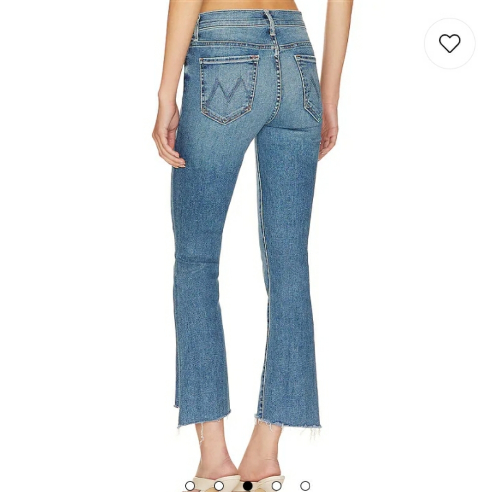 NWT Mother The Insider Crop Step Fray Jeans 26